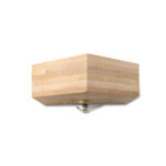 Zegar bambusowy La Casa, brązowy - obrazek 5