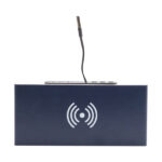 Ładowarka indukcyjna z zegarem Nesna, granatowy - obrazek 4