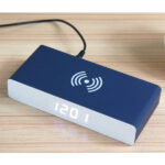 Ładowarka indukcyjna z zegarem Nesna, granatowy - obrazek 6