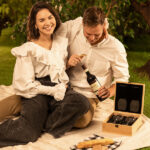 Zestaw dwóch kieliszków do wina Veneto, beżowy - obrazek 7