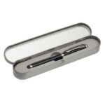 Długopis ze wskaźnikiem laserowym Supreme – 4 w 1, czarny - druga jakość