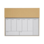 Planner biurkowy Melle, brązowy - obrazek 3