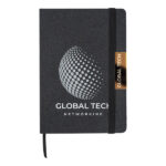 Notes A5, w oprawie z materiału RPET, Westminster, czarny - obrazek 2