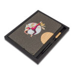 Zestaw notes z długopisem Fold, szary - obrazek 11