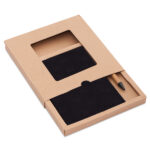 Zestaw Porto - notes z długopisem, czarny - obrazek 2