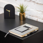 Notes z kieszonką na telefon Eibar, szary - obrazek 9