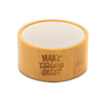 Bambusowy głośnik Bluetooth Soundy, brązowy - obrazek 4