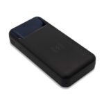 Power bank 20000 mAh z ładowarką indukcyjną Supremi, czarny - obrazek 2