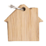 Bambusowy brelok z karteczkami memo Homeland, beżowy - obrazek 4