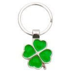 Brelok Clover Luck, zielony/srebrny - obrazek 4