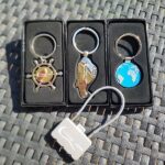 Brelok metalowy Steering Wheel, srebrny - obrazek 7