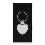 Brelok metalowy Stout Heart, srebrny