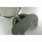 Brelok metalowy Auto, srebrny - obrazek 4