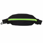 Saszetka sportowa na pas Ease, czarny/jasnozielony - obrazek 2