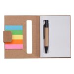 Notes 80x110/100k gładki Mini z długopisem, beżowy - obrazek 4