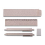 Zestaw szkolno-biurowy Ora, beżowy