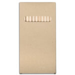 Zestaw 12 kredek o długości 18cm, ecru - obrazek 2