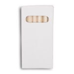 Zestaw kredek 9 cm, biały - obrazek 2