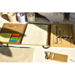 Zestaw kredek 9 cm, brązowy - obrazek 5