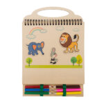 Zestaw do rysowania Lovely Animals, beżowy - obrazek 3