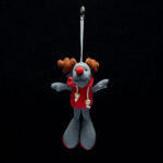 Brelok Reindeer, szary/czerwony - obrazek 5