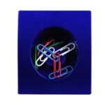 Pojemnik na spinacze Clip-It, niebieski - obrazek 2