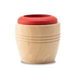 Drewniany kalejdoskop, czerwony - obrazek 4