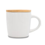 Kubek ceramiczny Arona 320 ml, biały - obrazek 3