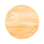 Kubek ceramiczny z bambusową przykrywką Giulia, biały - obrazek 4