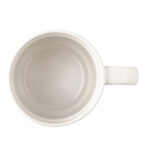 Kubek ceramiczny z bambusową przykrywką Giulia, biały - obrazek 5