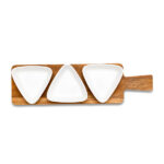 Taca z miseczkami Nardo, biały - obrazek 4