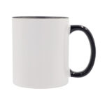 Kubek z powłoką sublimacyjną Gaeta 330 ml, czarny - obrazek 4