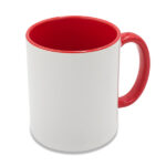 Kubek z powłoką sublimacyjną Gaeta 330 ml, czerwony - obrazek 3