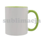 Kubek z powłoką sublimacyjną Gaeta 330 ml, jasnozielony