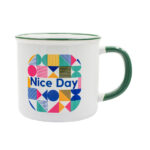 Kubek z powłoką sublimacyjną Ars 400 ml, ciemnozielony - obrazek 2