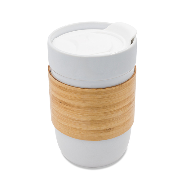 R85321_06 Kubek ceramiczny Skive 500 ml, biały - obrazek 1