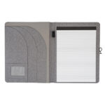 Teczka A4 z RPET Crawley, szary - obrazek 3
