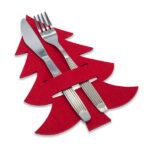 Filcowe kieszonki na sztućce Tweegy, czerwony - obrazek 2