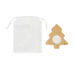 Świecznik ze świeczką tealight Comet, beżowy - obrazek 2