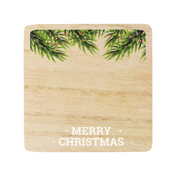 X17439_06_a Świeczka z drewnianą przykrywką Alcamoro - motyw świąteczny, brązowy/transparentny - obrazek 1