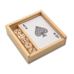 Zestaw gier Makao, beżowy - obrazek 3