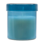 Świeca zapachowa w szkle Bloom, niebieski - obrazek 3