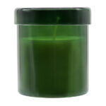 Świeca zapachowa w szkle Bloom, ciemny zielony - obrazek 2