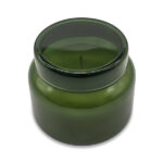 Świeca zapachowa w szkle Heaven, ciemny zielony - obrazek 2