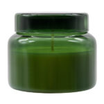 Świeca zapachowa w szkle Heaven, ciemny zielony - obrazek 3