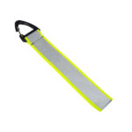 Przywieszka z karabińczykiem Flashy, srebrny - obrazek 3