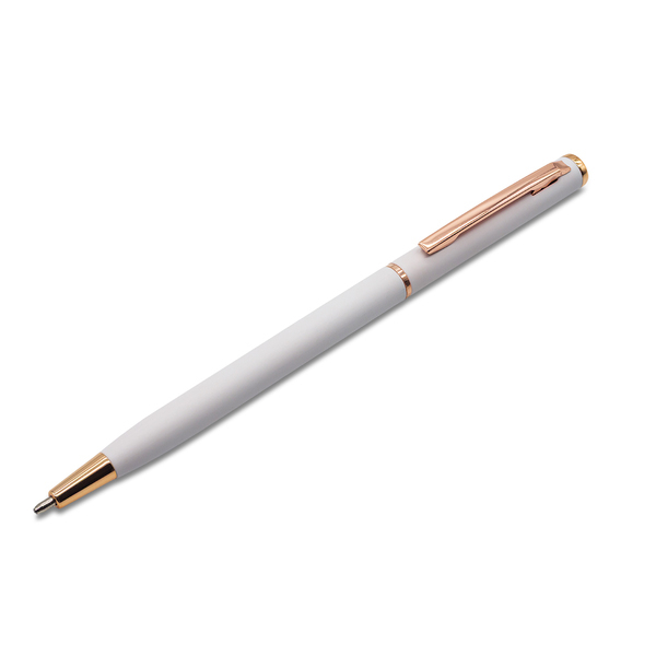 R73454_06 Długopis aluminiowy Lumina, biały - obrazek 1