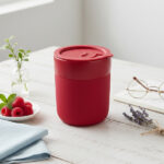 Kubek ceramiczny Caldo 370 ml, czerwony - obrazek 7