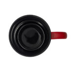 Kubek ceramiczny Velluto 350 ml, czerwony - obrazek 4