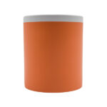 Kubek ceramiczny Velutti 350 ml, pomarańczowy